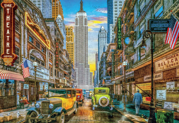 Buffalo Games - Vechiul New York - puzzle jigsaw 2000 piese