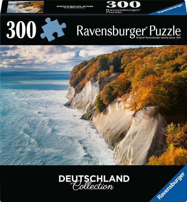 Ravensburger Puzzle 12001479 - Kreidefelsen Auf Rügen - 300 piese puzzle jigsaw Germania Colecție pentru adulți cu vârsta peste 14 ani