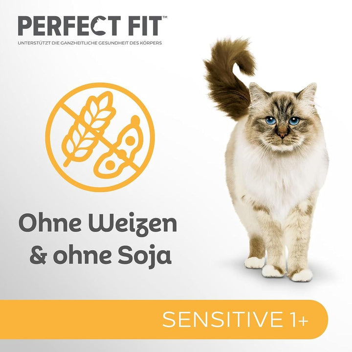 Sensitive 1+ hrană umedă pentru pisici cu somon și pui în sos - hrană umedă pentru pisici13 X 4 săculeți À 85G