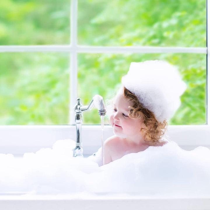 PAEDIPROTECT 2in1 șampon și loțiune de spălare pentru bebeluși și copii 200 ml, curățare delicată și păr fără parfum și microplastice, gelul de duș hidratează pielea uscată și sensibilă, de asemenea pentru adulți