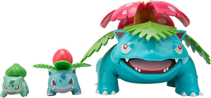 Pokemon PKW2778 Select 3-Pack cu Pichu și Pikachu și figuri de luptă Raichu de 7,6 cm, Evolution Multipack Style 2