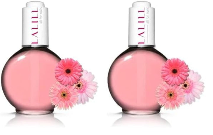 LALILL Nail Cuticle Oil 75Ml - Himbeere Nagelpflegeöl - Nagelöl Pflege Für Nägel Nagelhaut - SPA Maniküre Naildesign Hände - Vegan - Mit Pipette
