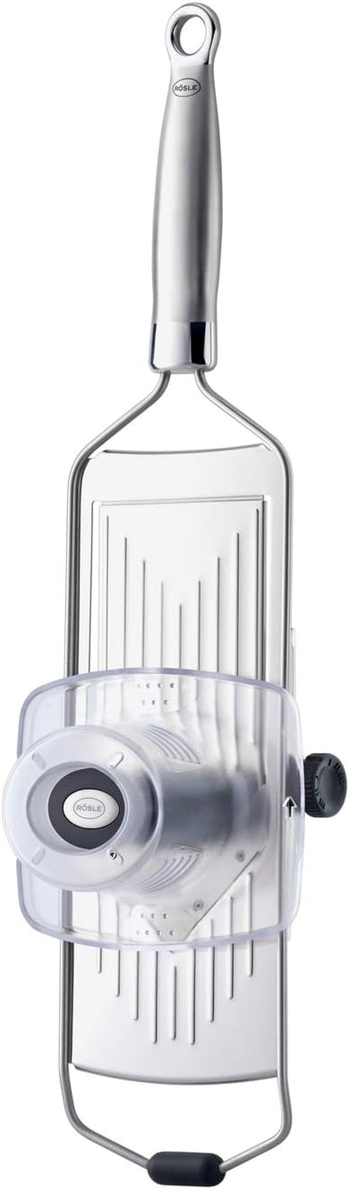 RÖSLE feliator gourmet Feliator de înaltă calitate pentru trufe, ciuperci fine, parmezan, ridichi, felii subțiri, oțel inoxidabil 18/10 Peeler RÖSLE Feliator cu lamă în V