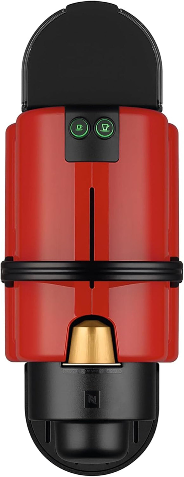 Aparat cu capsule Nespresso Inissia XN1005 de la Krups, Foarte rapid de utilizat, Oprire automată, Roșu cireș