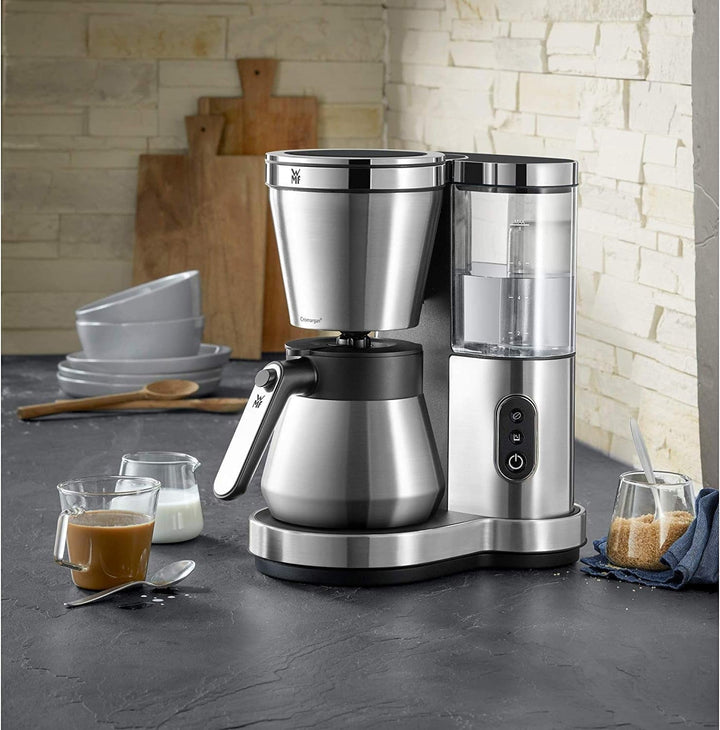 Aparat de cafea cu filtru WMF Lono Aroma (800 W, cu termos, filtru de cafea, 8 cești, filtru pivotant, rezervor de apă detașabil, oprire automată)