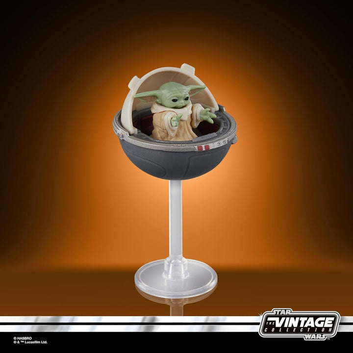 Star Wars Colecția Vintage Grogu, Figura de acțiune Mandalorian (Scară 9.5 Cm)