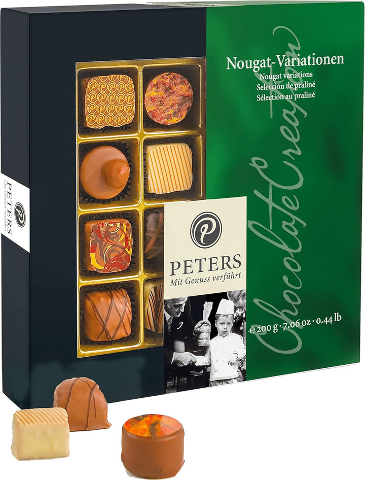 Peters Mit Genuss Verführt | Alles Liebe | Mit Alkohol | Pralinen-Mischung | Köstliche Pralinés | Schokolade | Geschenk | Dankeschön | Geschenkidee | Made in Germany | 200G