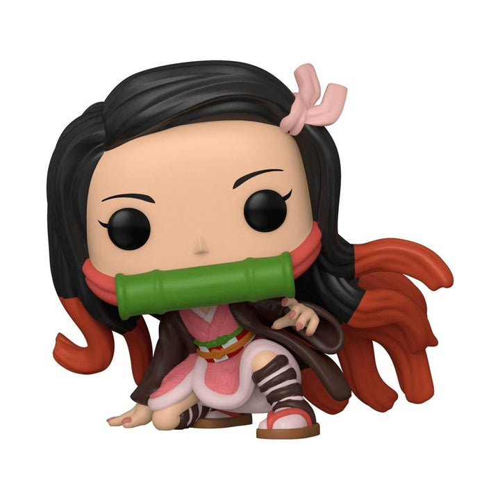 Funko Pop! Animation: Demon Slayer - Nezuko Kamado - Figură de colecție din vinil - Idee de cadou - Marfă oficială - Jucării pentru copii și adulți - Fanii Anime - Figură model pentru colecționari