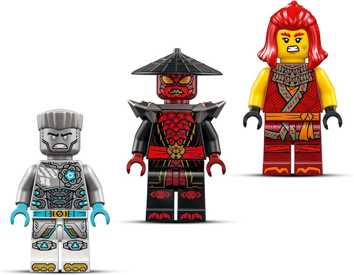 LEGO NINJAGO Zane's Action Mech - Jucărie ninja cu 3 minifigurine pentru jocuri de rol - Set mic de construit și jucat pentru copii - Idee de cadou pentru băieți și fete de la 6 ani 71827