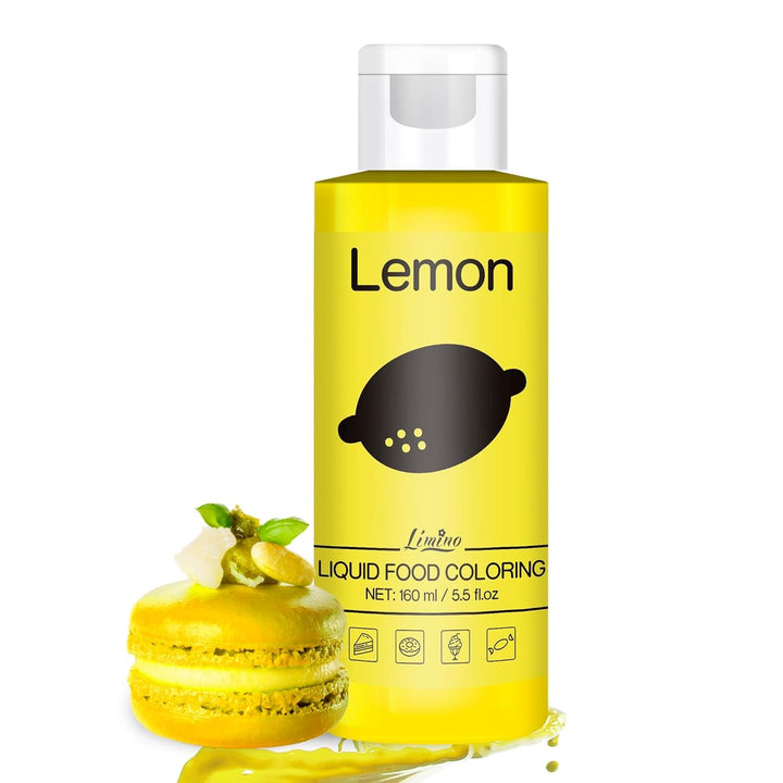 Lebensmittelfarbe - 160Ml Flüssige Lebensmittel Farben Für Kuchen, Backen, Kekse, Macaron - Zuckerfrei Konzentrierte Farbe Food Coloring Für Tortendeko, Getränken, Osterei, DIY Slime (Rot)