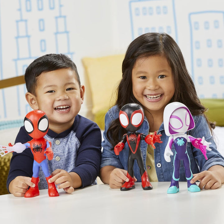 Marvel Spidey and His Amazing Friends Supersized Hero 22.5-Cm Action Figures 3-Pack
