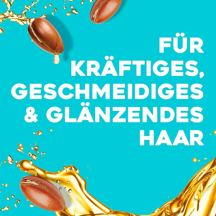 OGX Extra Strength Hydrate & Revive + Argan Oil of Morocco Hair Mask (300 ml), mască de păr luxoasă cu ulei bogat de argan și proteine de mătase Masca de par Naty Shop
