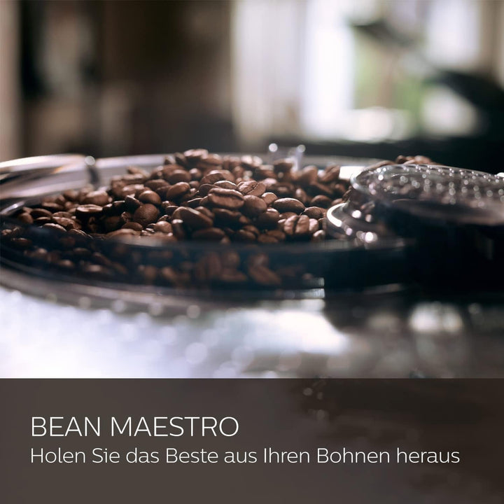 Mașină de cafea complet automată Saeco Xelsis Deluxe - conectivitate Wifi, 22 de specialități de cafea, ecran tactil intuitiv de 5", 8 profiluri de utilizator, râșniță ceramică, metal (SM8782/30)