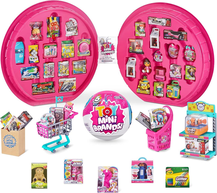 5 Surprise Toy Mini Brands Series 2 Collection Folder și 3 capsule Surprise de la ZURU