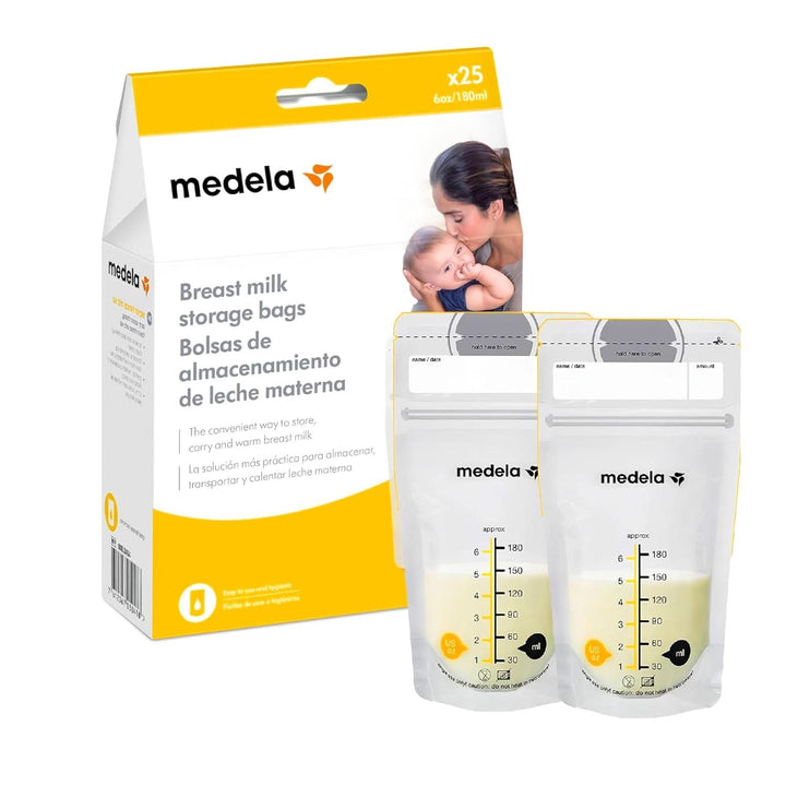 Medela Aufbewahrungsbeutel Für Muttermilch 25 Weiß (Spanische Version)