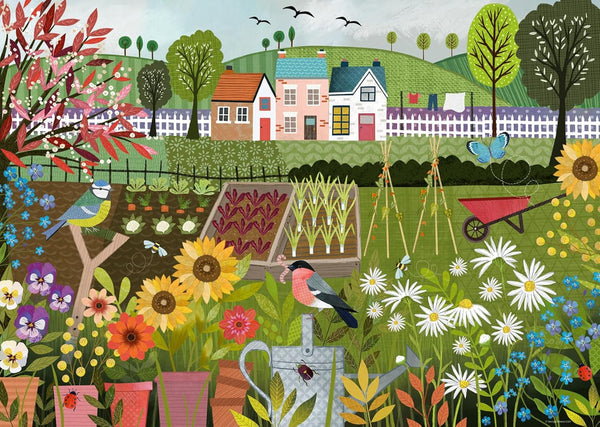 Ravensburger Puzzle 12001178 - Garden Allotment - puzzle jigsaw de 1000 de piese pentru adulți și copii de peste 14 ani