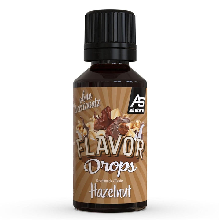 ALL STARS Flavor Drops, Picături aromate fără zahăr adăugat și fără calorii - Dulceață și aromă pentru alimente, 30 ml