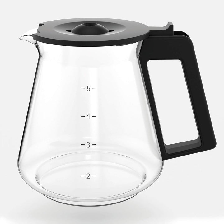 WMF Küchenminis Aroma filtru de cafea cu ulcior de sticlă, filtru de cafea, filtru de cafea mini 5 cești, placă de încălzire cu oprire automată, 760 W