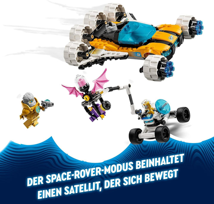 LEGO Dreamzzz 2-In-1 Mr Oz's Space Buggy, set cu mașină de jucărie sau navetă spațială, include minifigurinele Mr Oz, Albert și Jayden, cadou spațial pentru copii de peste 8 ani 71475