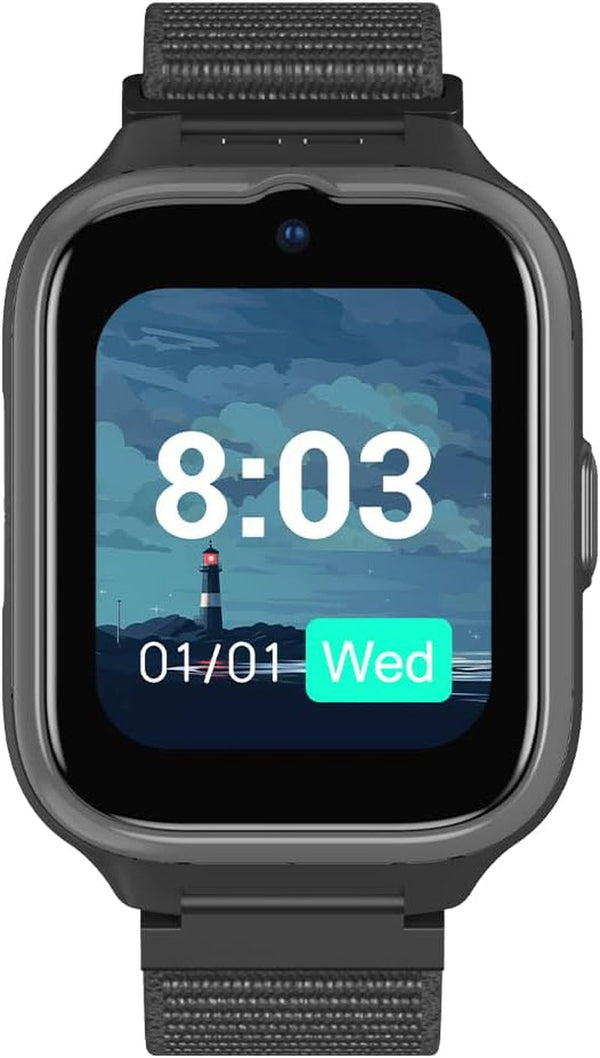 smartwatch myPhone CareWatch LTE, urmărire GPS pentru persoanele în vârstă, tehnologie Volte și apel video, notificare de cădere, buton SOS