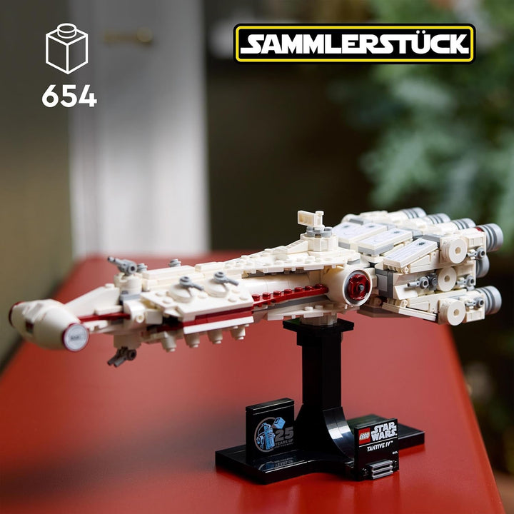 LEGO Star Wars: Tantive IV, model de navă stelară din Star Wars: O nouă speranță de construit și colecționat pentru adulți, Starfighter legendar, cadou minunat pentru fani 75376 Seturi de constructie Besuche den LEGO-Store
