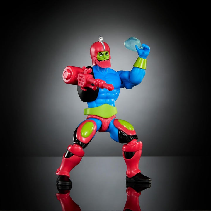 Masters of the Universe Origins figurină de acțiune Trap Jaw figurină de colecție, Aprox. 14 cm mare jucărie populară MOTU Villain cu 16 articulații mobile și accesorii, HYD41, [Multicolor]