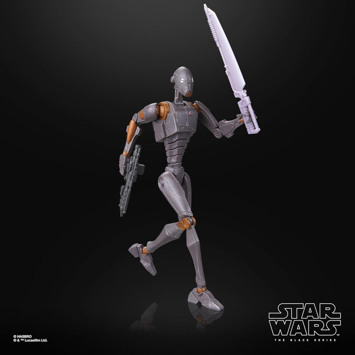Star Wars Seria Neagră Commander Droid, Star Wars: Războiul Clonelor Premium colecționabil Figura de acțiune (15 Cm)