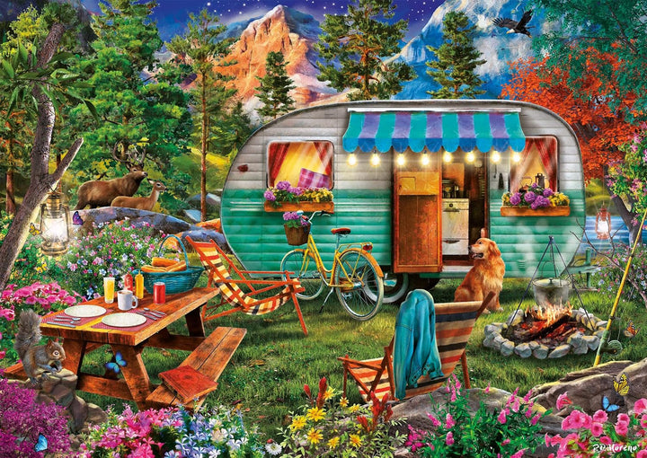 Schmidt Spiele 57379 Camper Romance, puzzle jigsaw 500 piese