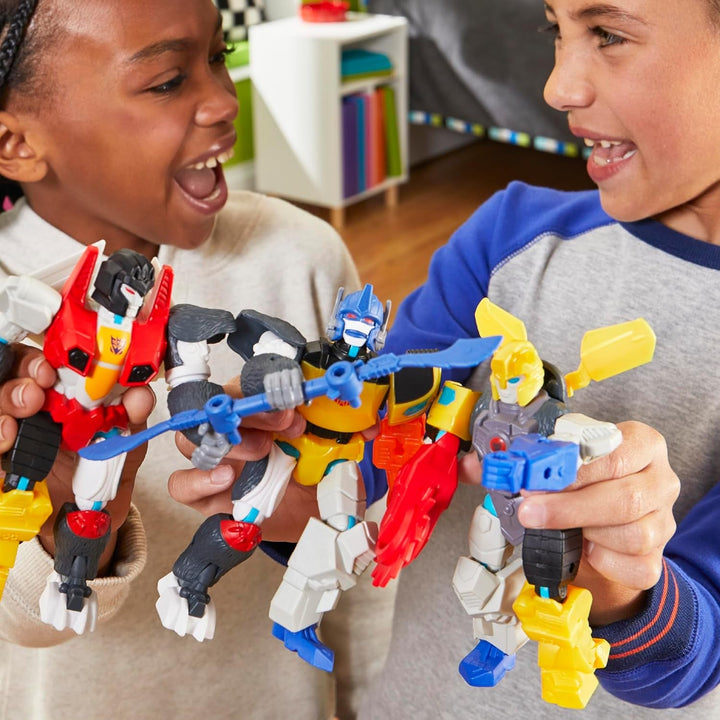 Transformers Mixmashers Optimus Prime Personalizabil Deluxe Action Figure & Accesorii