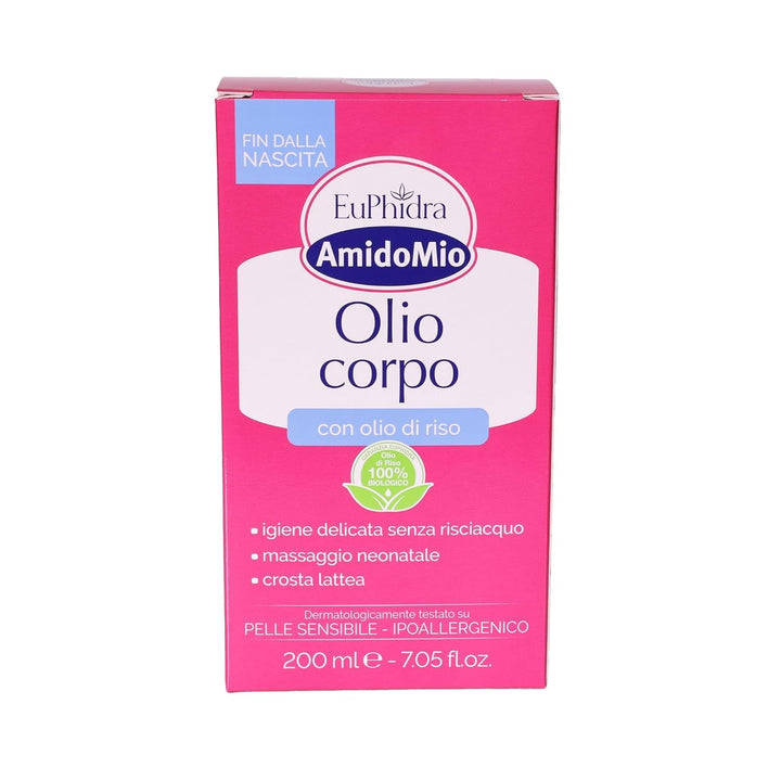 Ulei de corp Starch Mio, îndepărtează pălăria de leagăn de la nou-născuți, 200 ml