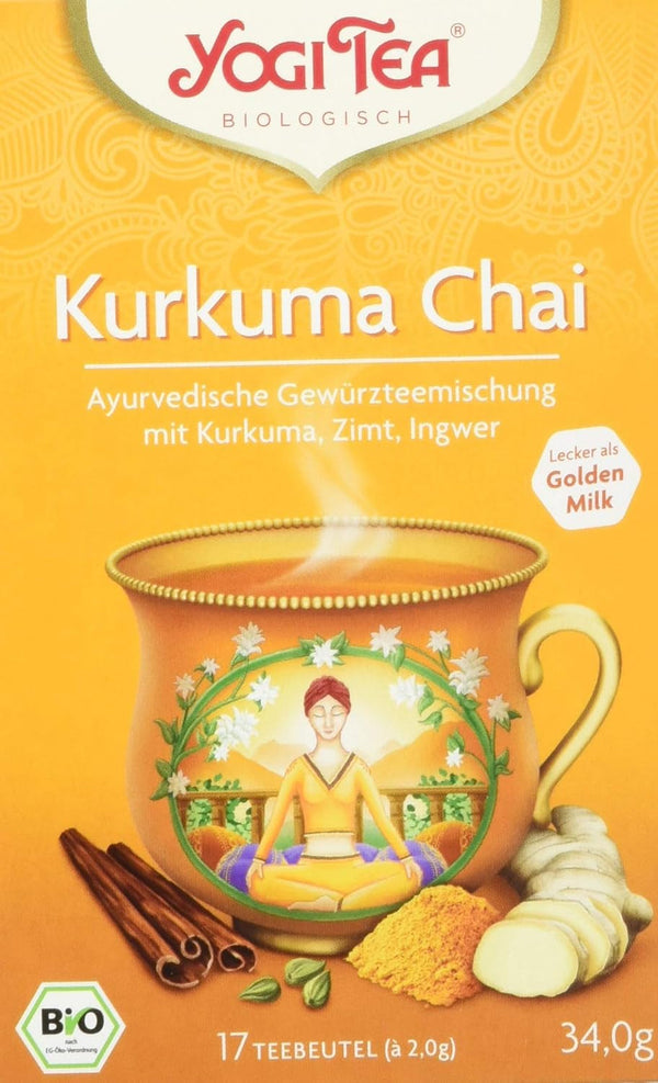 Yogitee Kurkuma Chai 17 pliculețe, (35 g)