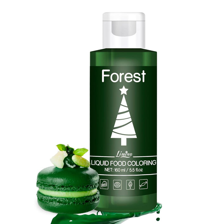 Lebensmittelfarbe - 160Ml Flüssige Lebensmittel Farben Für Kuchen, Backen, Kekse, Macaron - Zuckerfrei Konzentrierte Farbe Food Coloring Für Tortendeko, Getränken, Osterei, DIY Slime (Rot)
