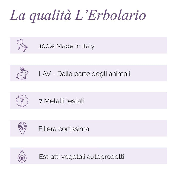 L'Erbolario, Iris Parfum, Apă de parfum pentru femei, Parfumuri și parfumuri pentru femei, Aromă florală pudrată, Format: 50 ml
