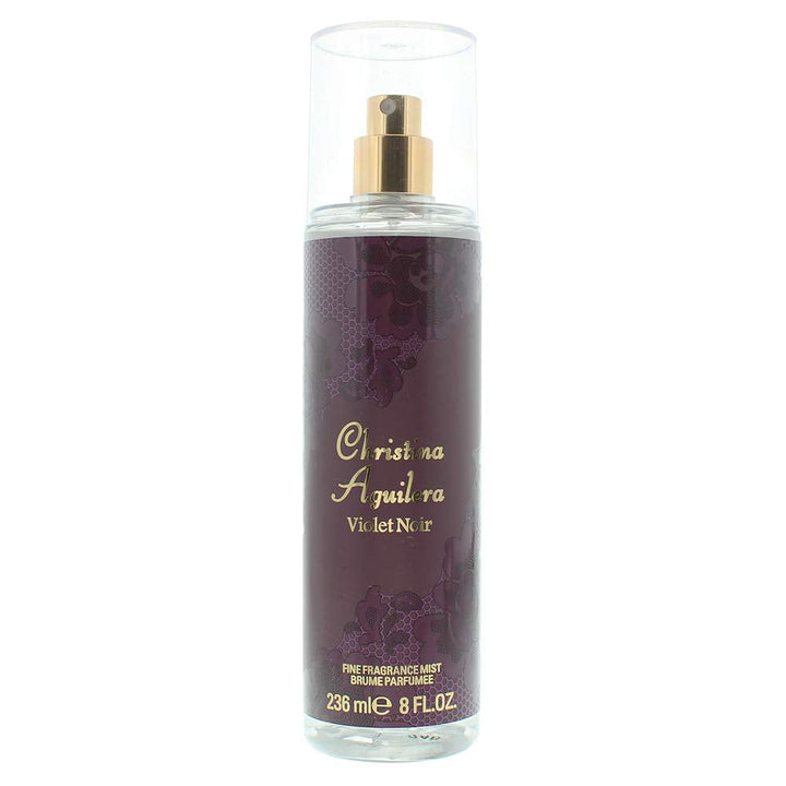 Christina Aguilera - Violet Noir Fine Fragrance Mist, Parfum cu note florale și fructate, Parfum pentru femei - 236 ml