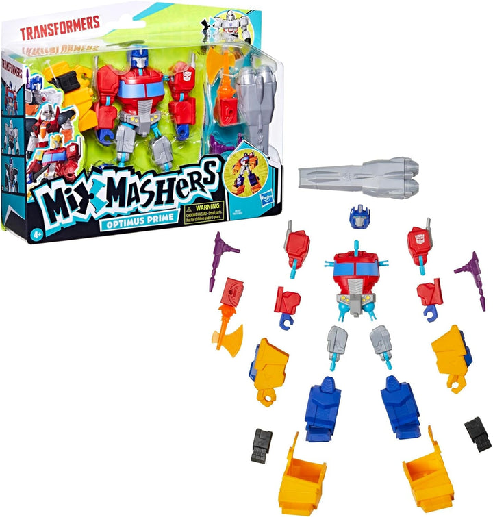 Transformers Mixmashers Optimus Prime Personalizabil Deluxe Action Figure & Accesorii