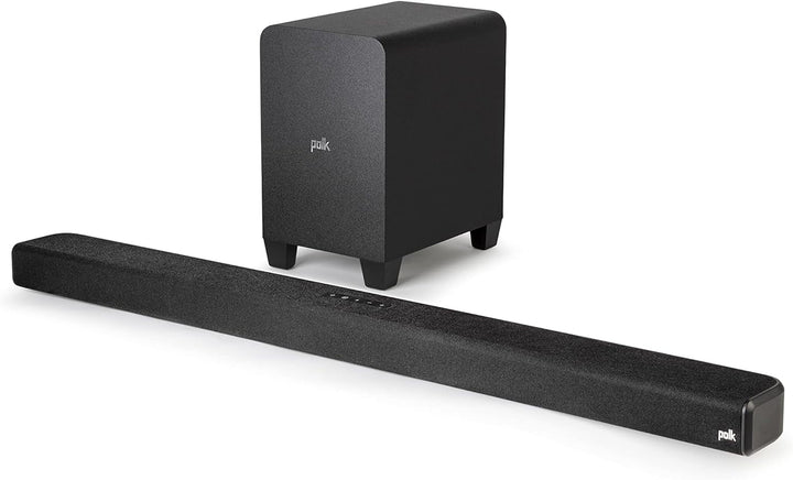 Polk Audio Signa S4 True Dolby Atmos TV Soundbar Mit Wireless Subwoofer, 3.1.2 Soundbar Für TV Geräte, HDMI Earc, Bluetooth, AUX, Optischer Eingang, Schwarz