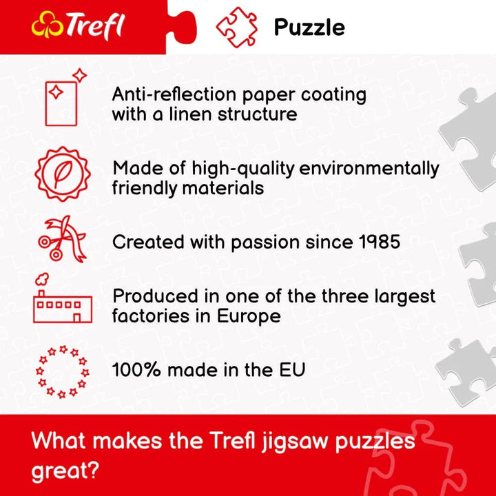 Trefl TR10461 Samudra Beach, India 1000 piese, calitate premium, pentru adulți și copii de la 12 ani Puzzle, colorat
