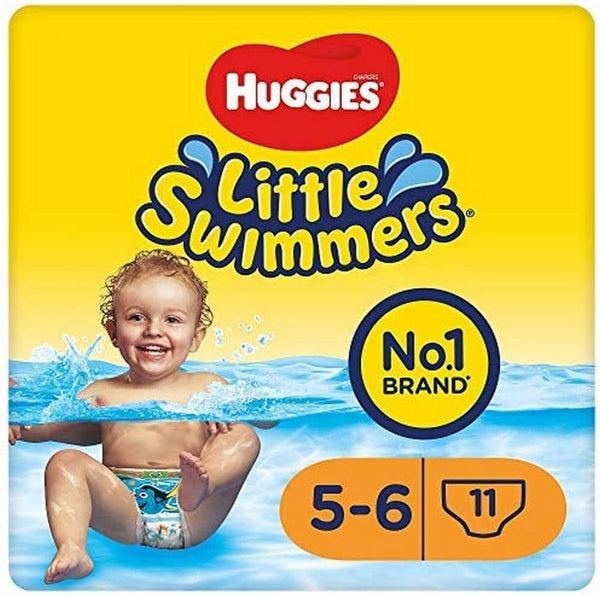 Huggies Little Swimmers Einweg-Schwimmwindeln, Größe 5 – 6 – 33 Hose Total