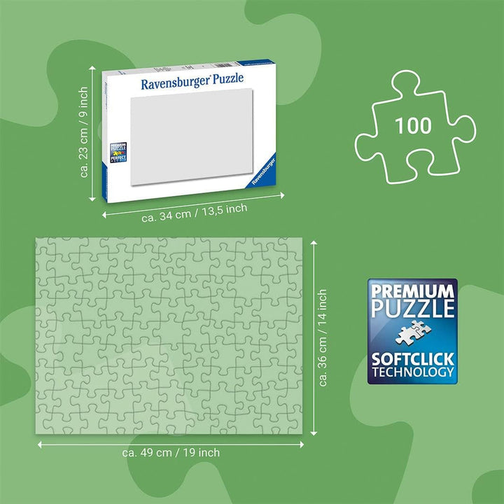 Ravensburger children's puzzle - 13927 Horse Dream - Puzzle cu cai pentru copii de la 6 ani în sus, Cu 100 de piese în format XXL, Cu sclipici