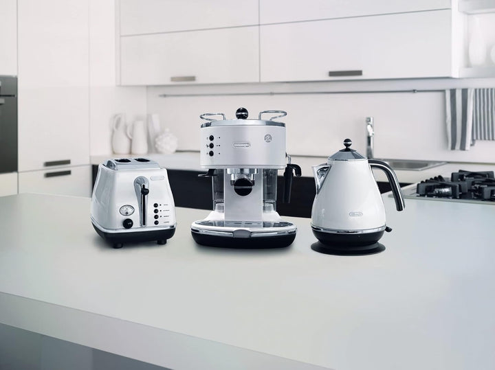 De'Longhi Icona ECO 311.W - Mașină de cafea cu cappuccinatore - 15 bar, ECO311.W