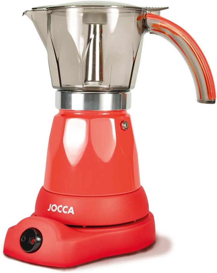 Espressor electric Jocca cu bază rotativă la 360°, 6 căni, negru