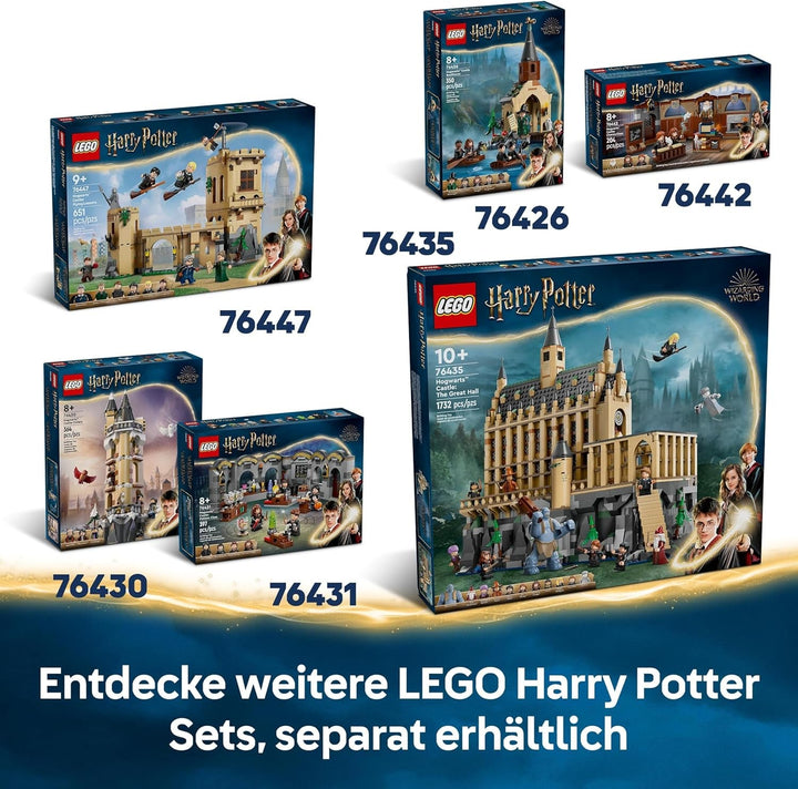 LEGO Harry Potter Adventures With The Travelling Knight, set de construcție cu 5 minifigurine, inclusiv Ernie Prang, Stan Shunpike & Padfoot, jucărie de autobuz pentru fanii lumii vrăjitorilor, băieți și fete de la 8 ani 76446
