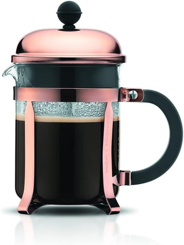 Bodum 1924-18 CHAMBORD filtru de cafea pentru 4 cești, 0,5 l, Rich Copper