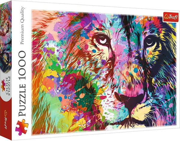 Puzzle 1000 Leu colorat