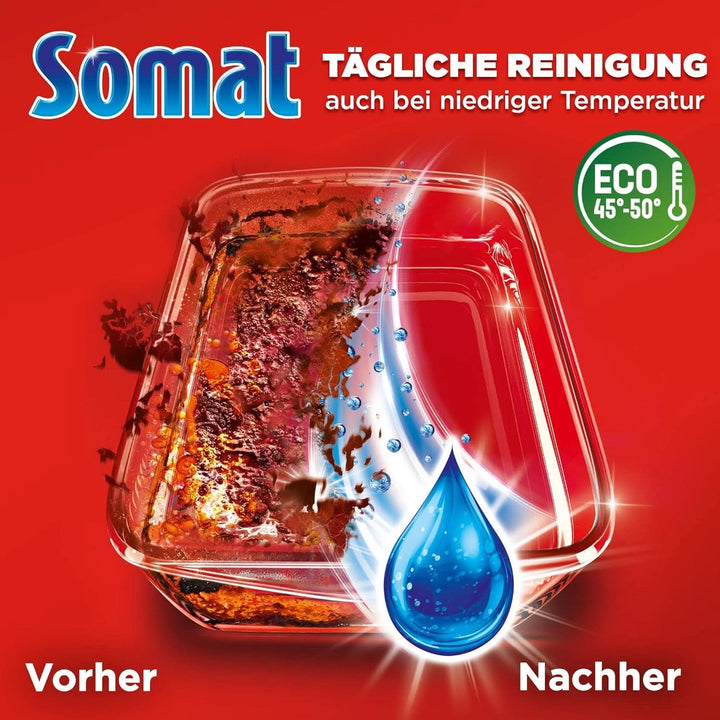 Somat All in 1 Power Gel (67 cicluri de clătire), Lichid de spălat vase pentru curățare puternică