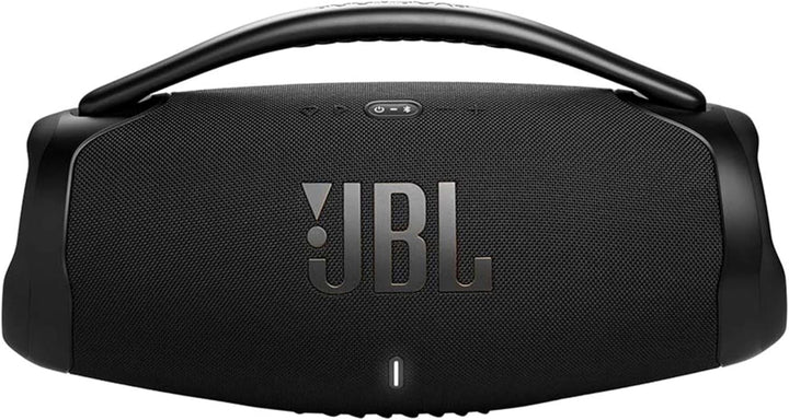 JBL Boombox 3 Wifi - Difuzor wireless cu Bluetooth și Wifi - Compatibil cu aplicația JBL One - Timp de redare de 24 de ore - Rezistent la apă și praf - Powerbank integrat - Negru