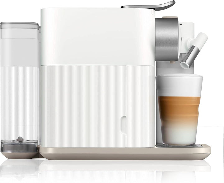 Nespresso De'Longhi EN640.W Gran Lattissima Mașină de cafea cu capsule cu sistem automat de lapte, presiune de 19 bar, 1400W, alb