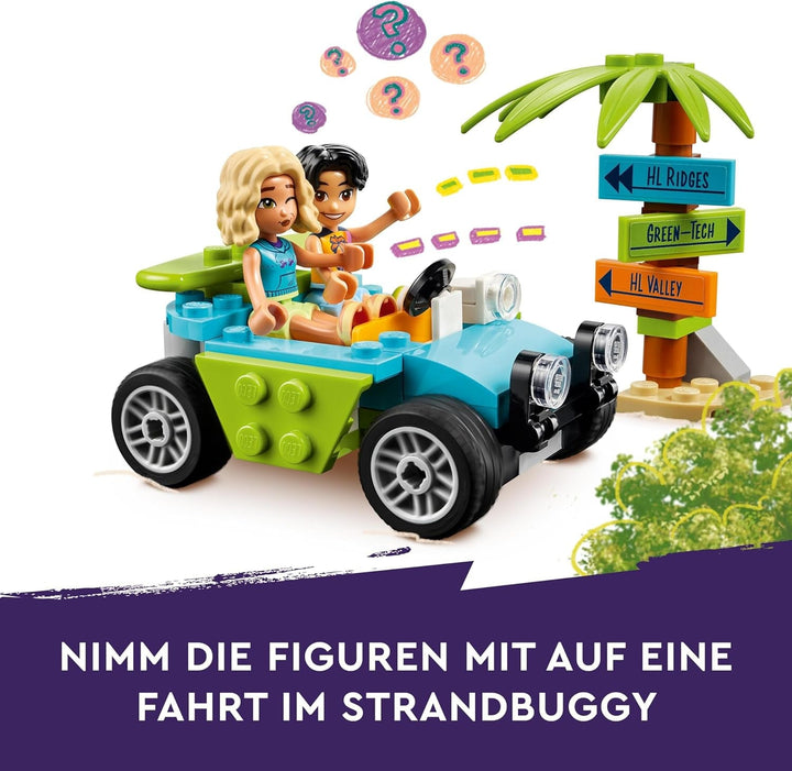 LEGO Friends Smoothie Stand At The Beach, set de joacă pentru jocuri de rol, idee de cadou pentru fete și băieți de la 6 ani cu figuri de joacă, broască țestoasă și accesorii, jucărie pentru dezvoltare socială 42625