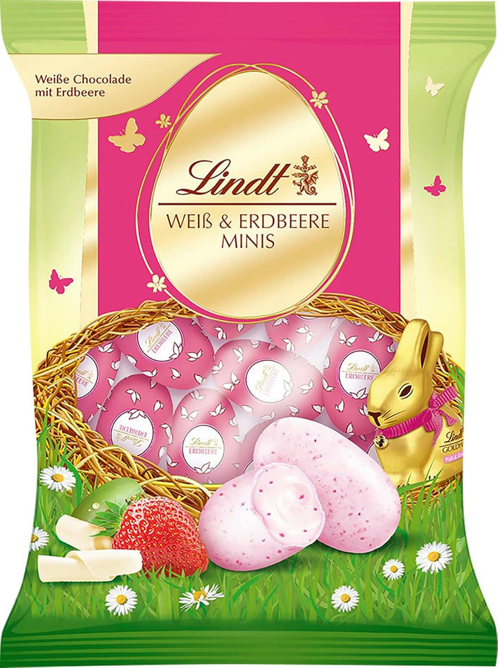 Lindt Schokolade Spezialitäten Mix Eier | 3 X 90 G | Vollmilch-Eier in Fünf Sorten Mit Und Ohne Alkohol (Marc De Champagne, Nougat, Cresta, Mousse Au Chocolat, Lindor Milch) | Oster Schokolade