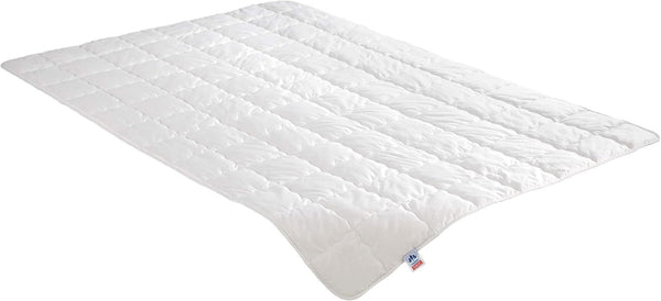 Irisette quilt wash-silk - Made in Germany - Cuvertură din 60% mătase sălbatică, 40% bumbac, Incl. sac de depozitare, 135 X 200 Cm, certificat Oeko-Tex